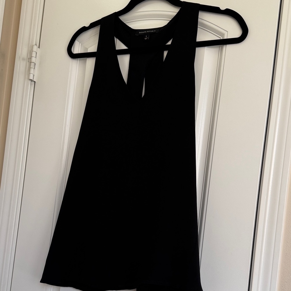 Banana Republic Black Sleeveless Top Size S